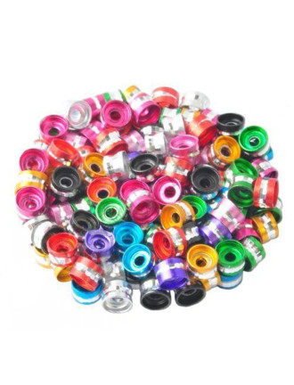20 Perles Rondelle Strass Argenté 8mm Couleur Noir - Neuf, Marque SAVMER