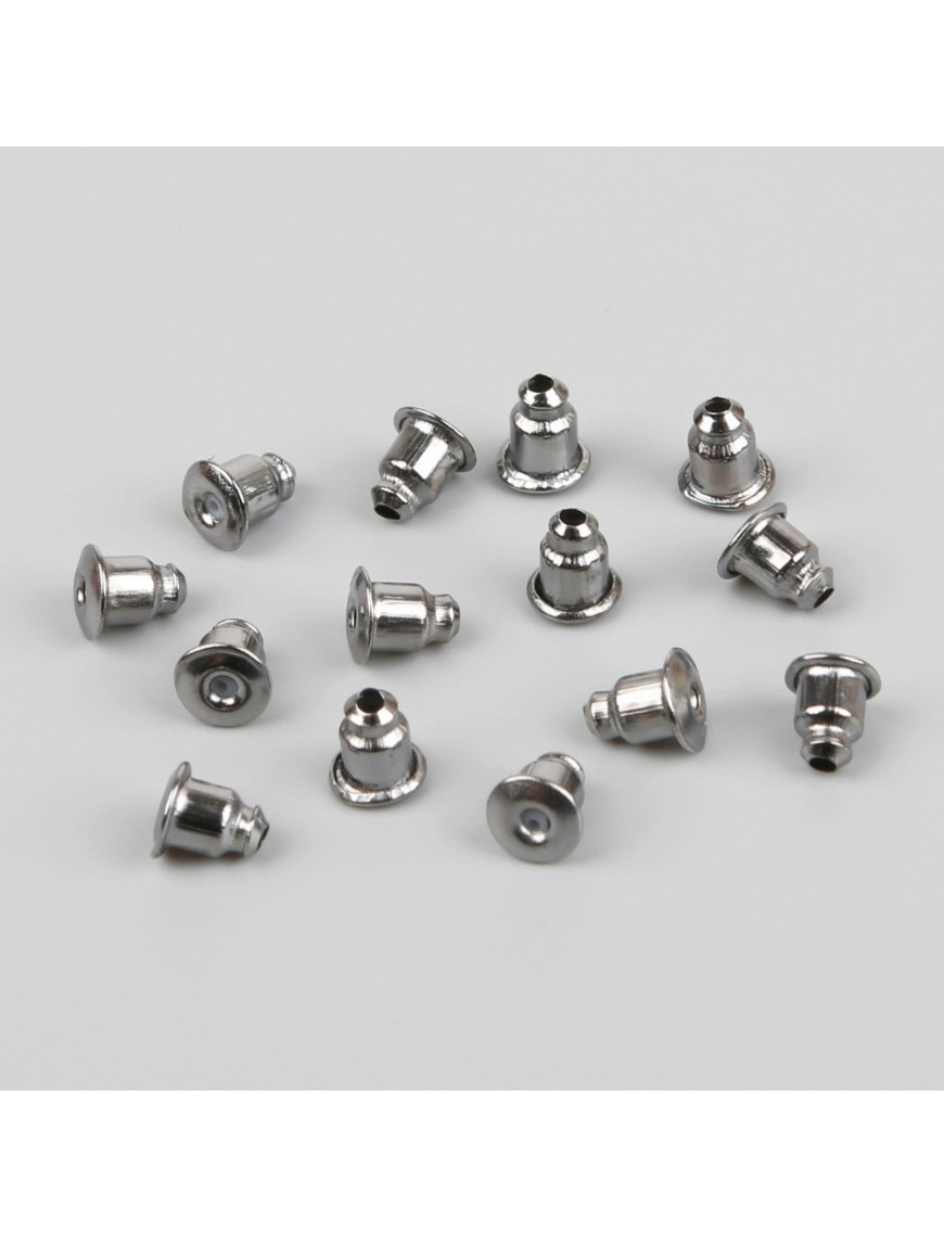 6 Fermoirs "S" En Bronze - 23mm X 14mm - Preciosa - Fabrication France