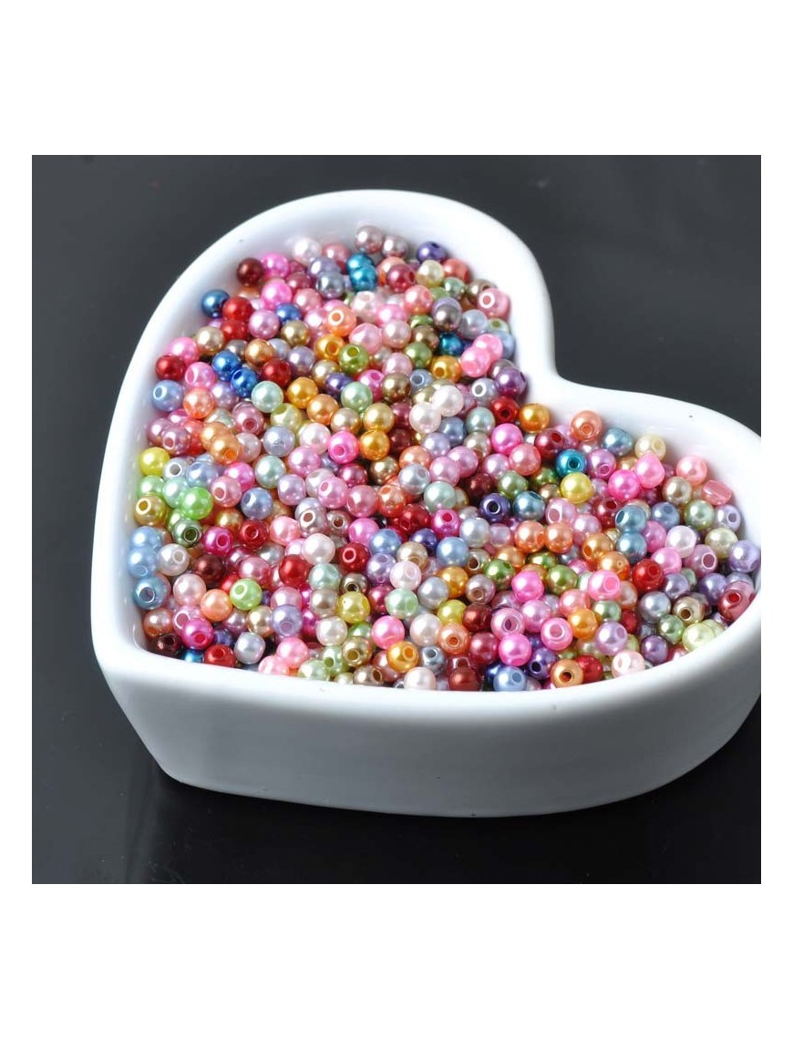 10 Perles Imitation Brillant 10mm - Couleur Au Choix, Pour Création De Bijoux Et Colliers