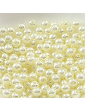 100 Perles Imitation Brillant 3 Mm - Couleur Marron Clair, Pour Création De Bijoux