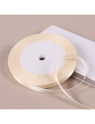 Ruban Satin Noir 10mm - 2 Rouleaux De 22m - Pour Emballage Cadeaux Et Décoration
