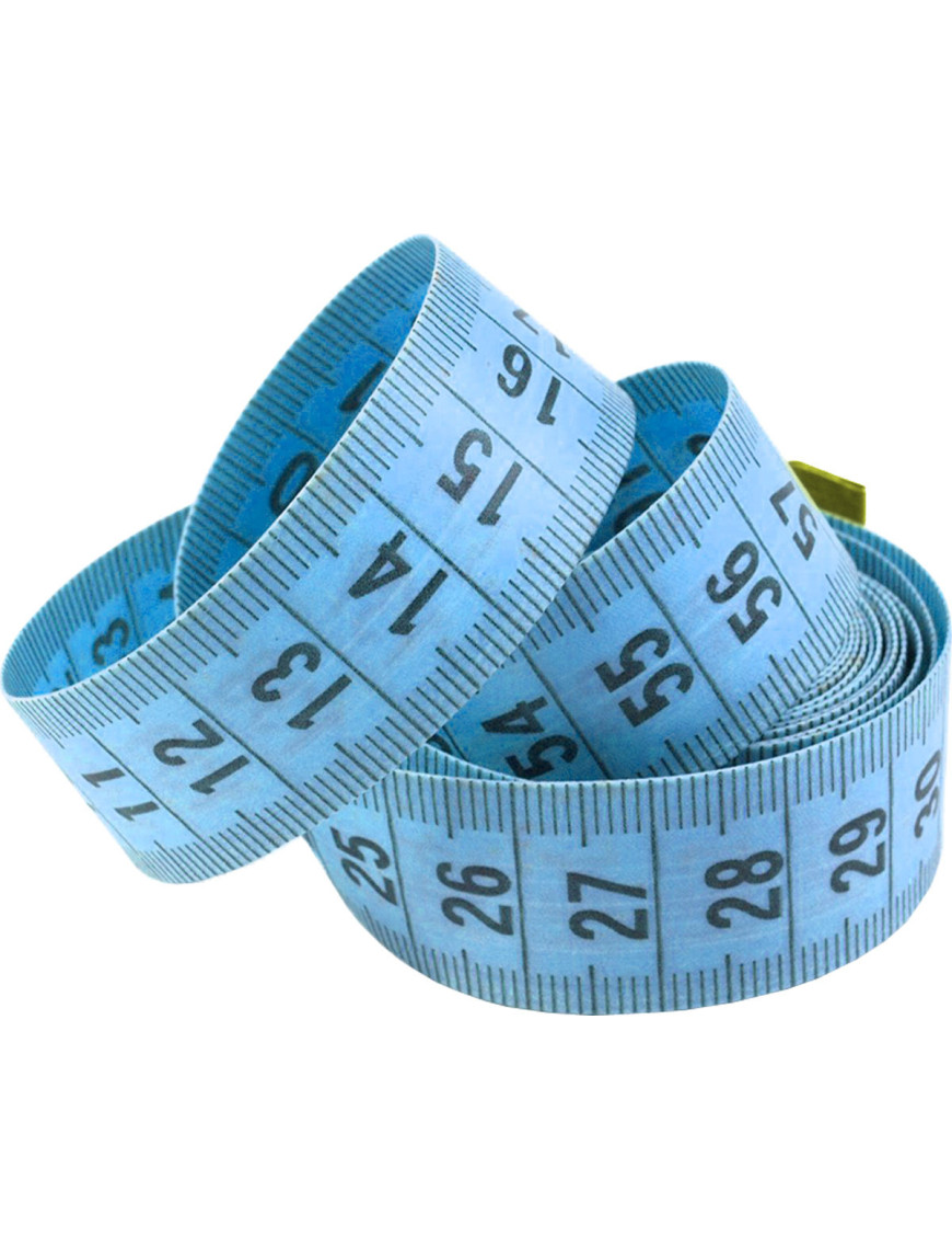 Metre Ruban 150cm Couleur Bleu et Noir 1,5m mm/cm | Mercerie Center