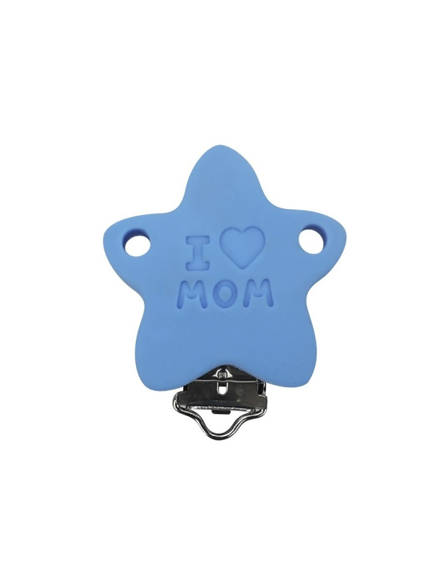 Clip Pince à Tétine En Silicone - Forme Couronne, 45x40mm, Marque Savmer, Neuf